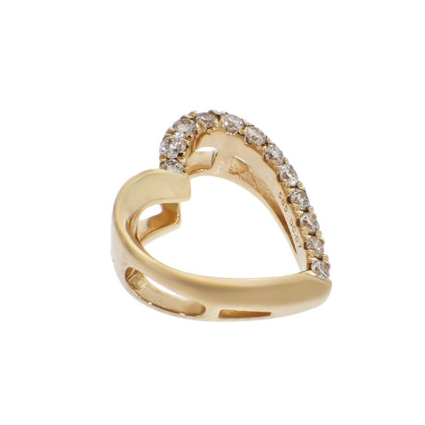 Pandantiv, Aur Galben, 14 k, 0.55 gr, cu Diamante, Cod Produs: 839119 - 2