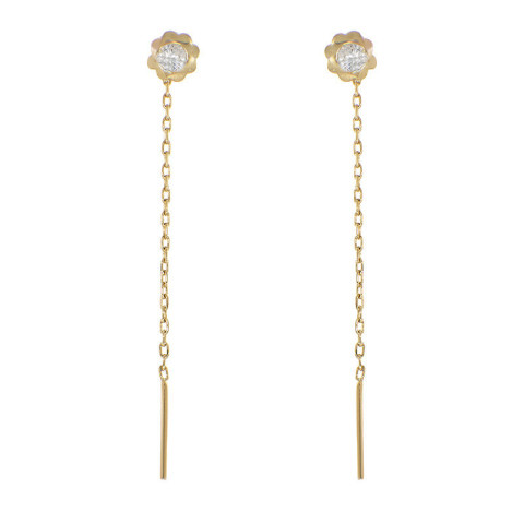 Cercei, Aur Galben, 14 k, 0.98 gr, Cod Produs: 839404 - 1
