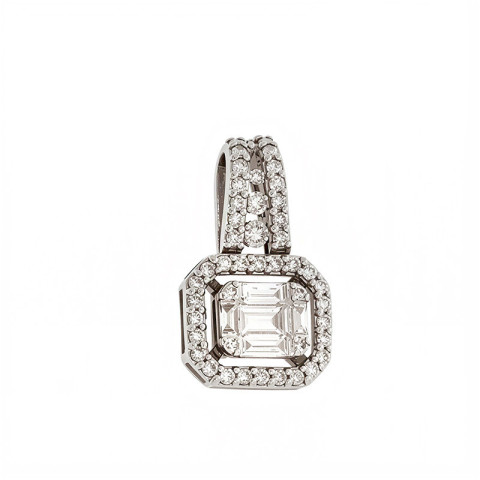 Pandantiv, Aur Alb, 18 k, 1.53 gr, Cod Produs: 842145 - 1