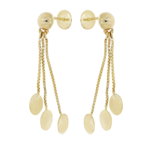Cercei, Aur Galben, 18 k, 2.02 gr, Cod Produs: 842796 - 1