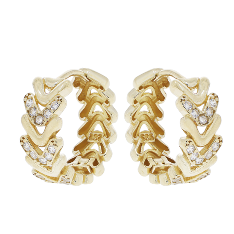 Cercei, Aur Galben, 14 k, 3.95 gr, Cod Produs: 842874 - 1