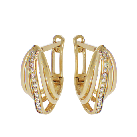 Cercei, Aur Galben, 14 k, 3.42 gr, Cod Produs: 843801 - 1
