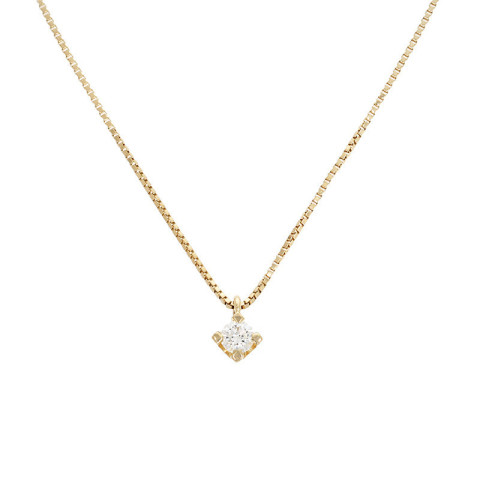Colier, Aur Galben, 18 k, 2.16 gr, cu Diamante, Cod Produs: 844590 - 2