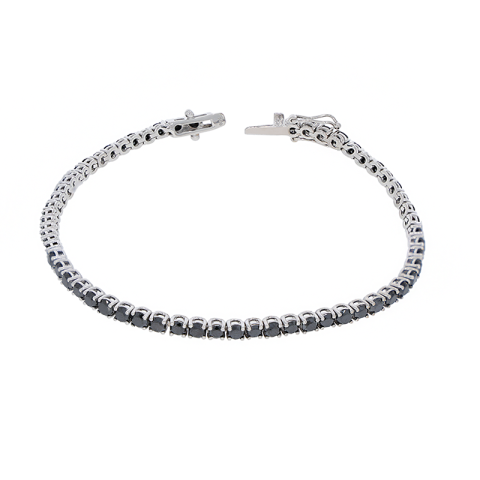 Bratara, Aur Alb, 18 k, 11.27 gr, cu Diamante, Cod Produs: 845891 - 2