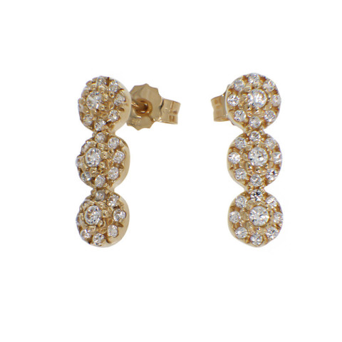 Cercei, Aur Galben, 14 k, 1.93 gr, Cod Produs: 850841 - 1