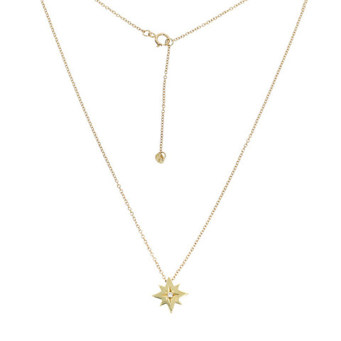 Colier, Aur Galben, 14 k, 2.37 gr, cu Diamante, Cod Produs: 852823 - 2