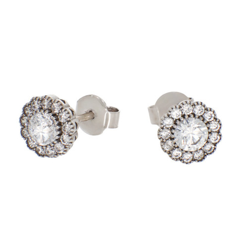 Cercei, Aur Alb, 14 k, 1.71 gr, Cod Produs: 853232 - 1