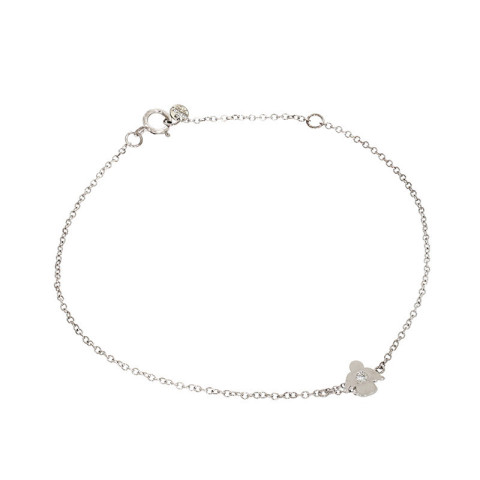 Bratara, Aur Galben, 14 k, 0.8 gr, cu Diamante, Cod Produs: 853794 - 2