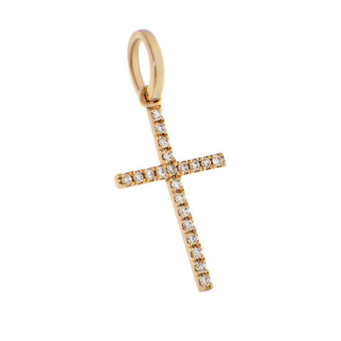 Pandantiv Cruce, Aur Galben, 18 k, 0.46 gr, Cod Produs: 853813 - 2