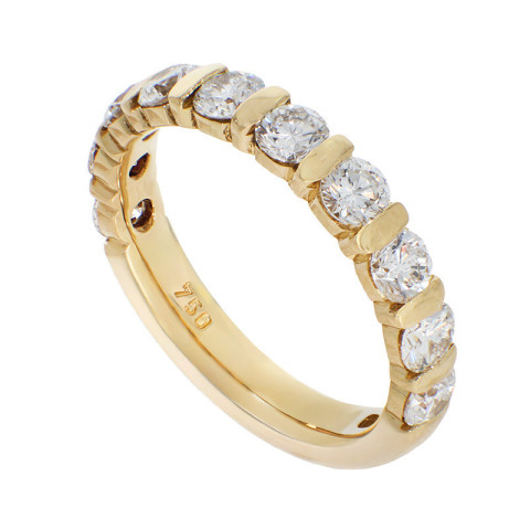 Inel, Aur Galben, 18 k, 5.01 gr, cu Diamante, Cod Produs: 854007 - 2