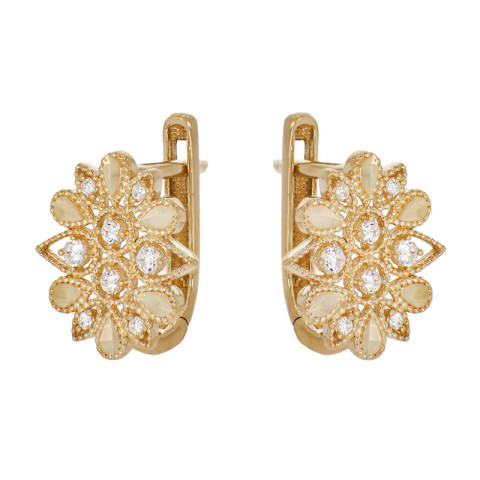 Cercei, Aur Galben, 14 k, 2.99 gr, Cod Produs: 855651 - 1