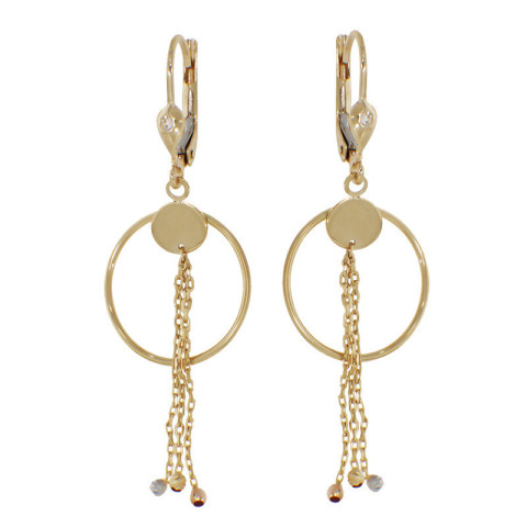 Cercei, Aur Mixt, 14 k, 2.5 gr, Cod Produs: 857130 - 1