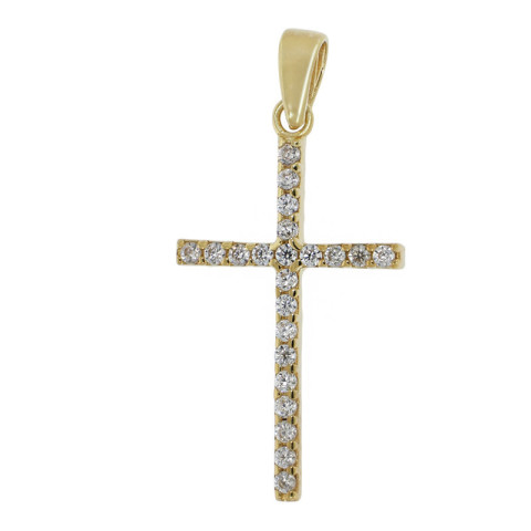 Pandantiv Cruce, Aur Galben, 14 k, 1.08 gr, Cod Produs: 857633 - 2