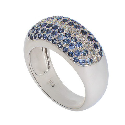 Inel, Aur Alb, 14 k, 7.73 gr, cu Diamante, Cod Produs: 858574 - 2