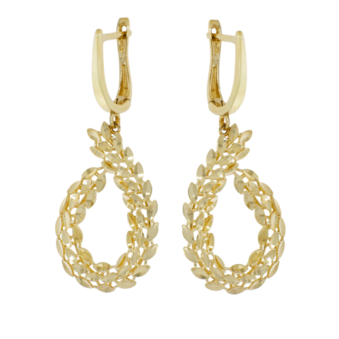 Cercei, Aur Galben, 14 k, 4.12 gr, Cod Produs: 858955 - 1
