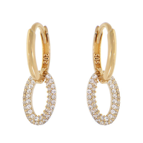 Cercei, Aur Galben, 14 k, 2.73 gr, Cod Produs: 859879 - 1
