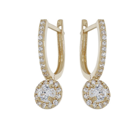 Cercei, Aur Galben, 14 k, 1.4 gr, Cod Produs: 861004 - 1