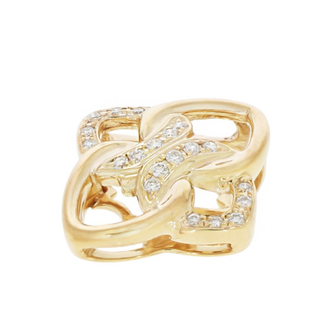 Pandantiv, Aur Galben, 18 k, 1.75 gr, cu Diamante, Cod Produs: 863007 - 2
