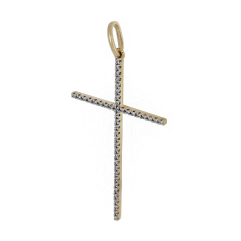 Pandantiv Cruce, Aur Galben, 18 k, 0.95 gr, Cod Produs: 869016 - 2